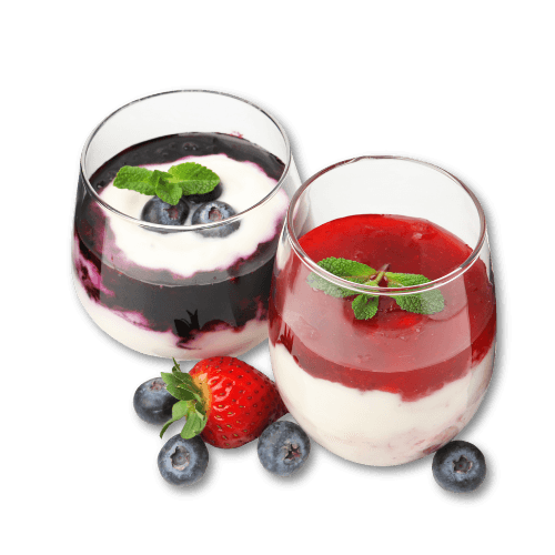 Clean label fruit filling with functional starch